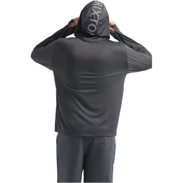 2026 Brixton Mens Journey Sun Hoodie 22905 - Black